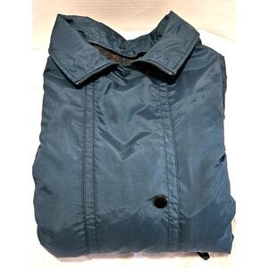 Hunters Run Women's 2X Green All-Weather Coat Zip/Snap Closure Zip-in Lining